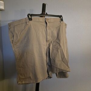 Dockers Men's Khaki Flat Front Shorts Size 58